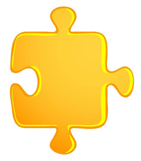 Yellow Puzzle Piece Yellow Puzzle Piece